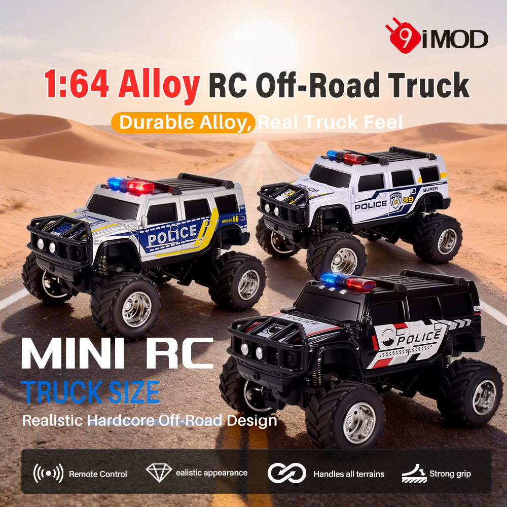Auto della Polizia RC 9imod 2. - Rc Hobby Grade Truck recensione e prezzo