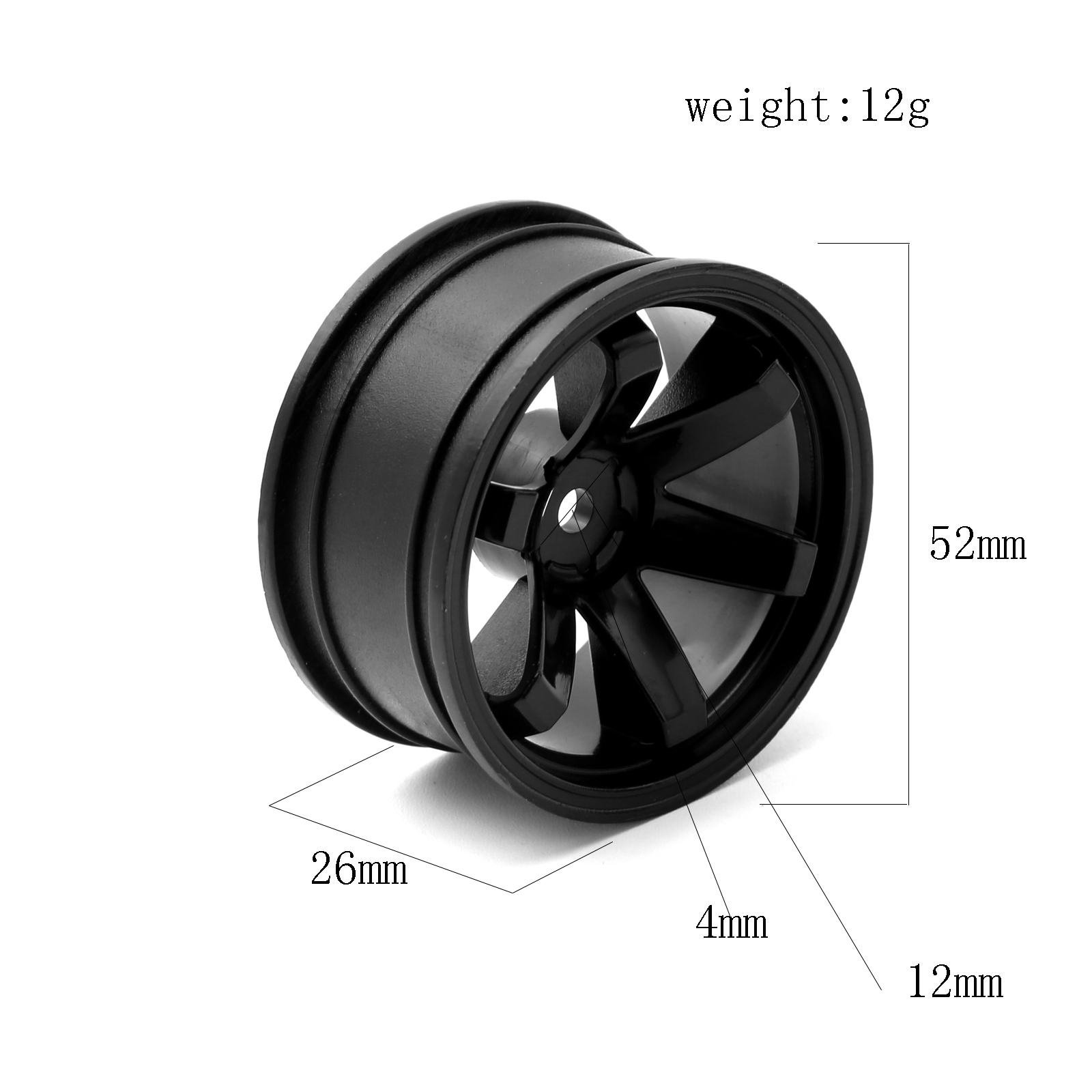 4 pezzi mozzo ruota in plastic - Rc Hobby Shops recensione e prezzo